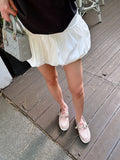 Bubble Skorts (White/ Black)