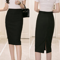 Classic Black Skirt (Stretchable)