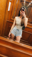 Distressed Denim Shorts V2