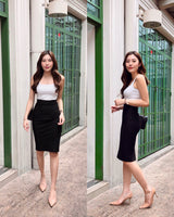 Classic Black Skirt (Stretchable)